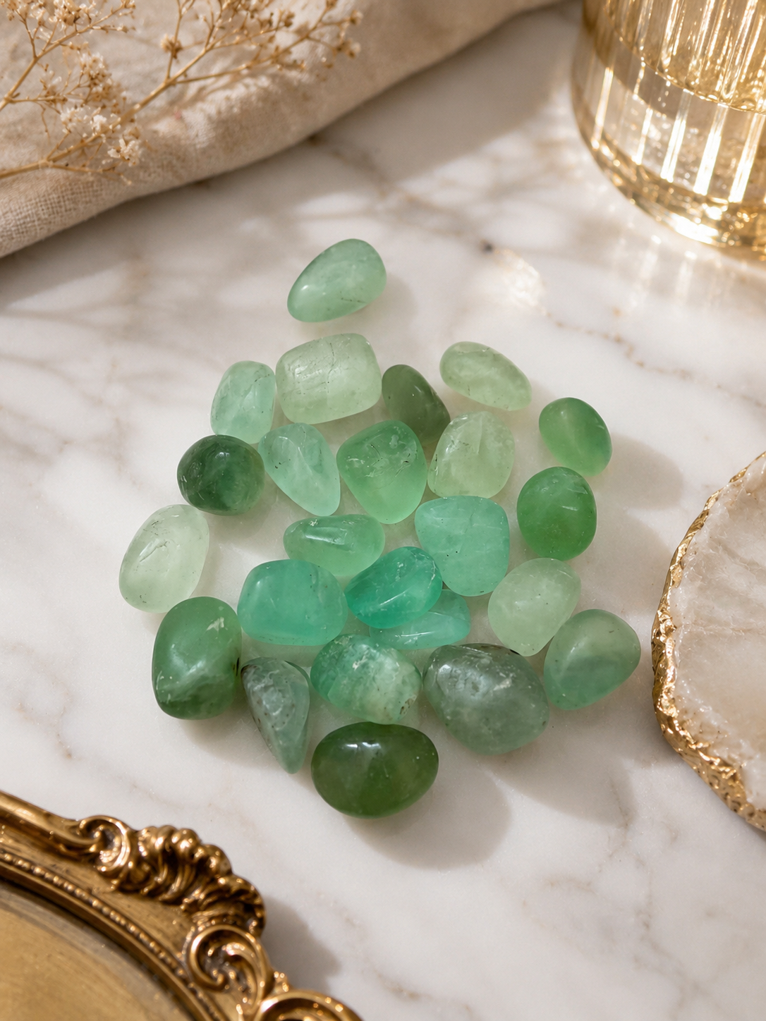 Green Fluorite Tumble