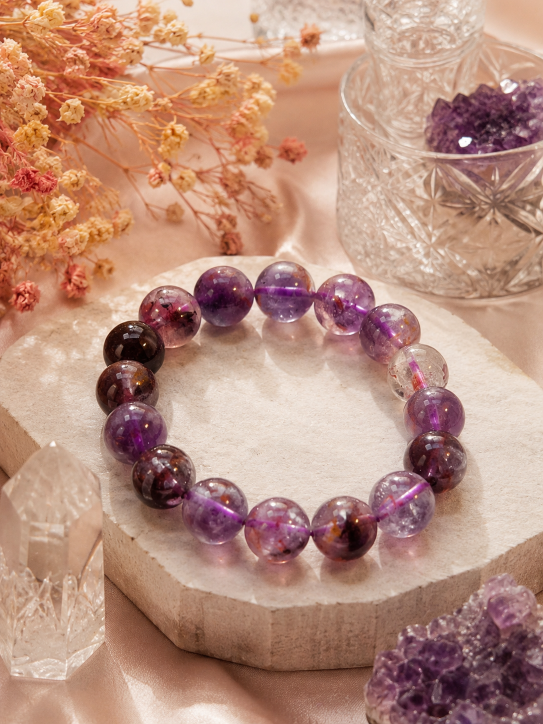 Ametrine Bracelet ( 10 MM )