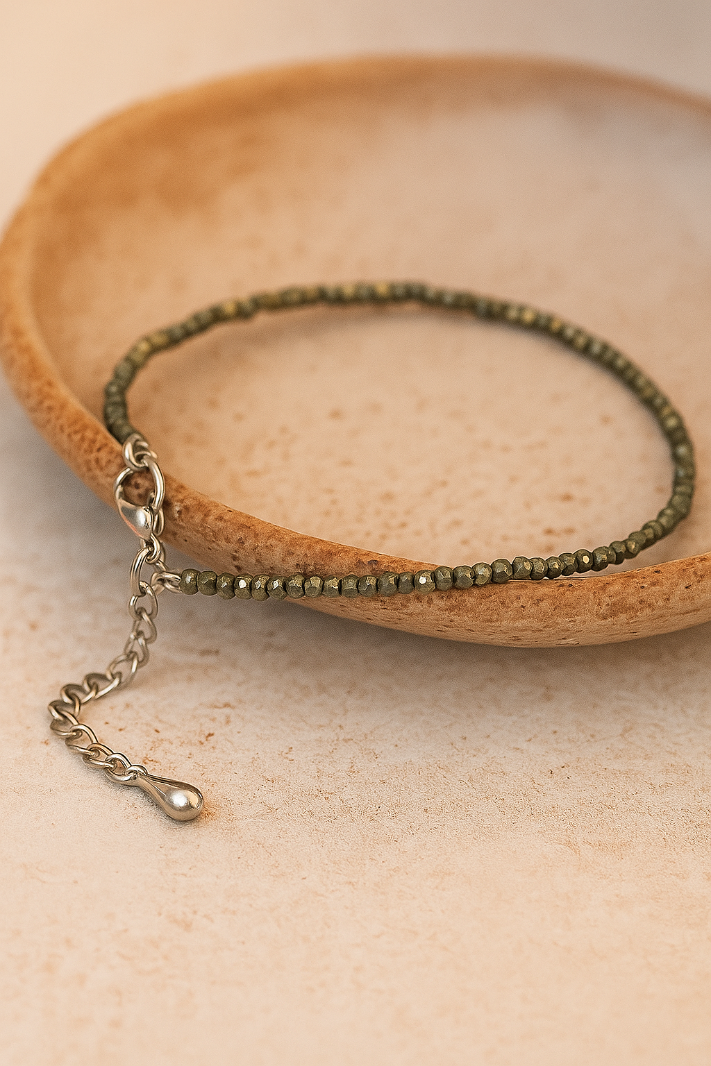 Pyrite Anklet