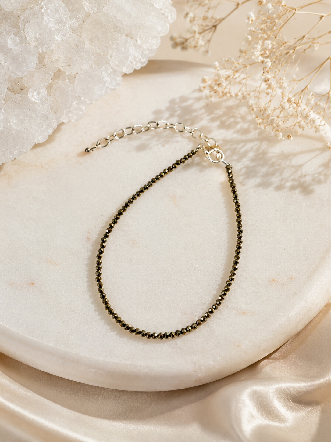 Pyrite Anklet