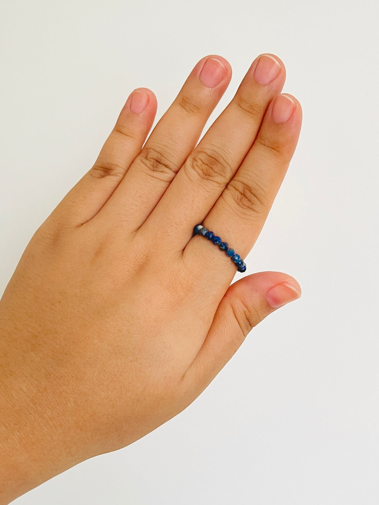 Lapis Lazuli Bead Rings