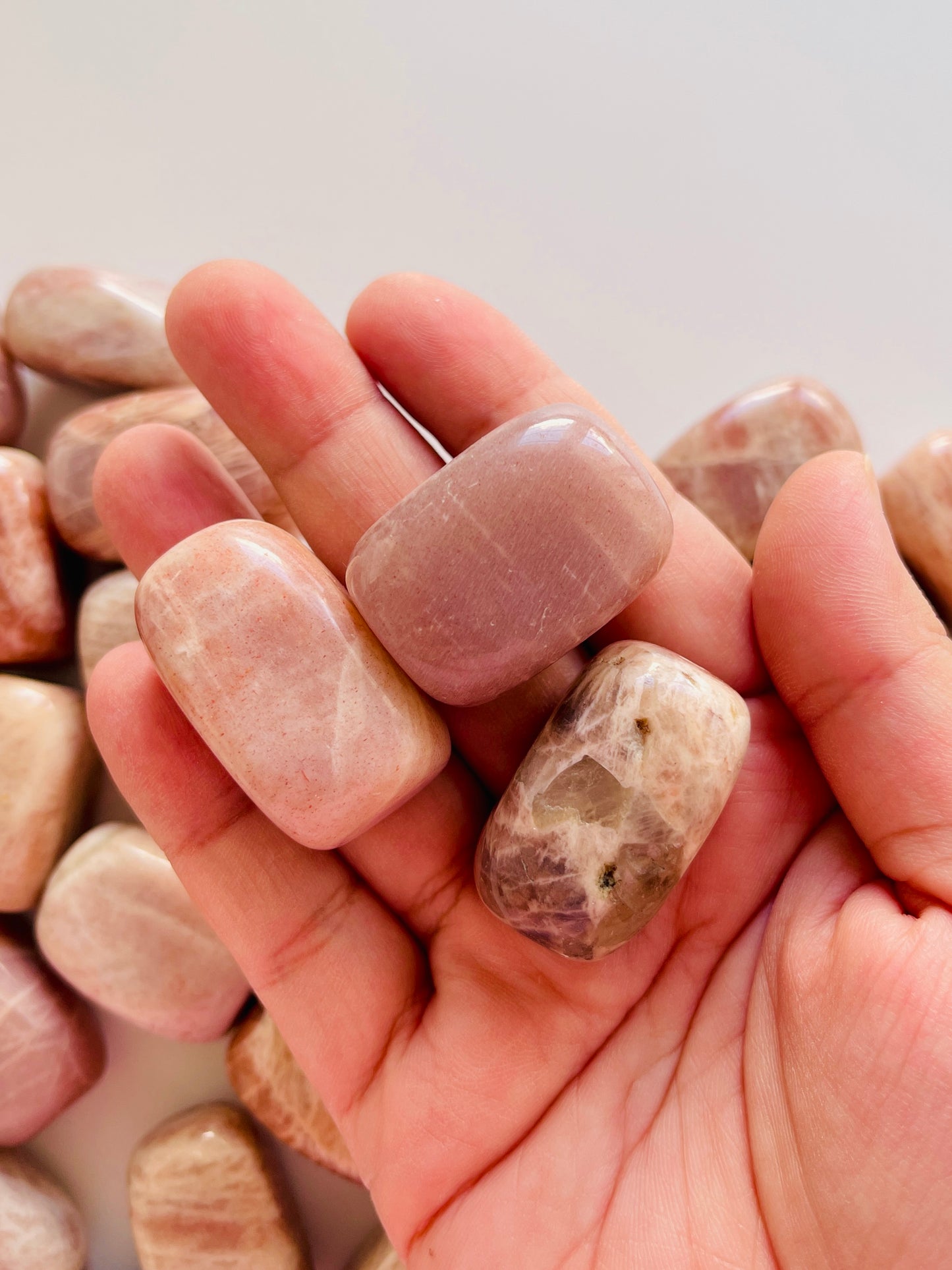 Peach Moonstone Tumble