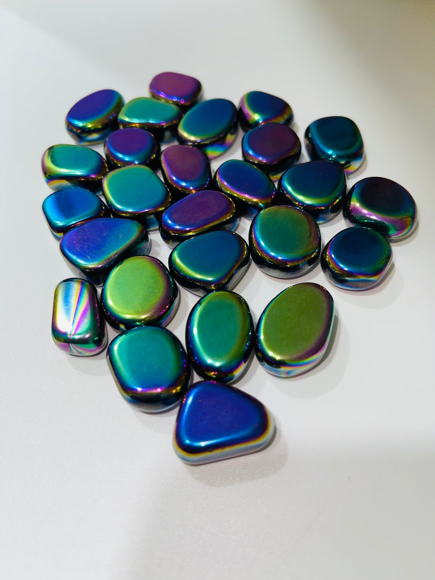 Titanium Aura Quartz Tumble