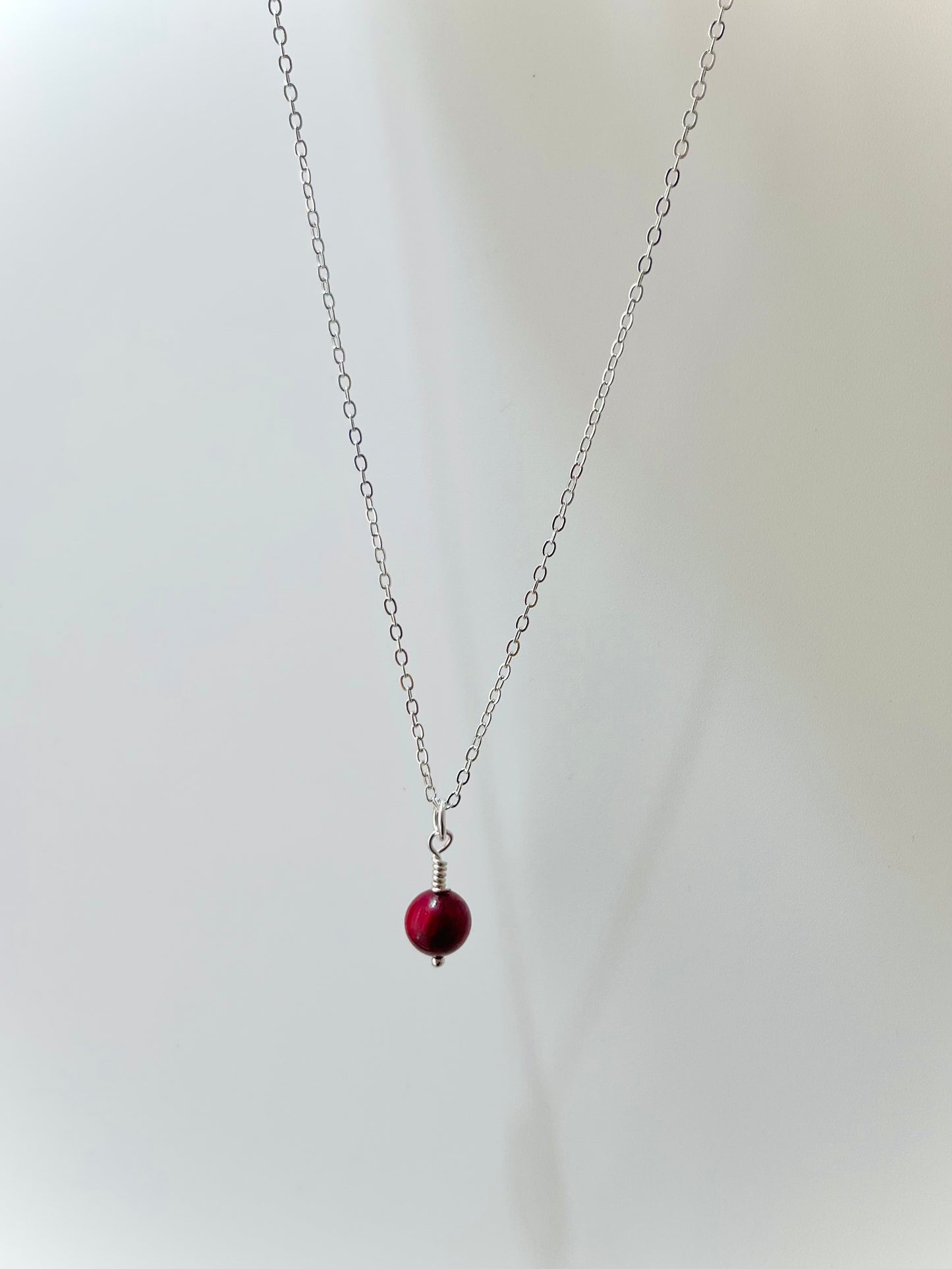 Ruby Bead Necklace