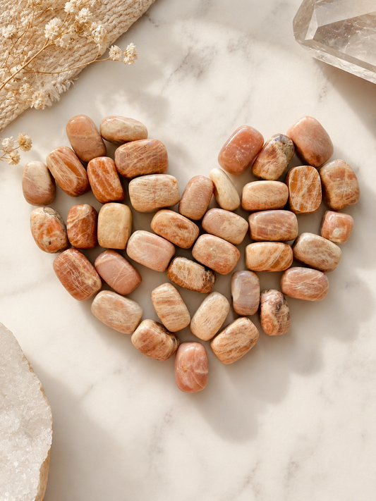 Peach Moonstone Tumble