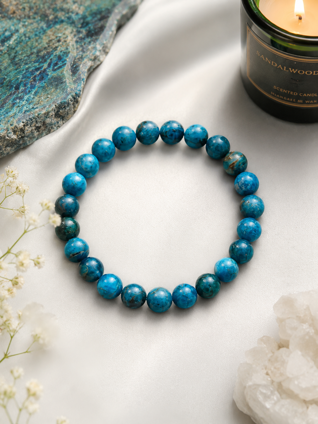 Blue Apatite Bracelet