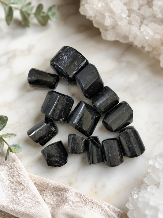 Black Tourmaline tumble