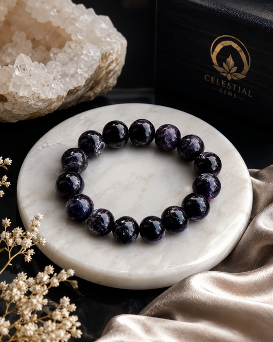 Amethyst Bracelet ( 14 MM )