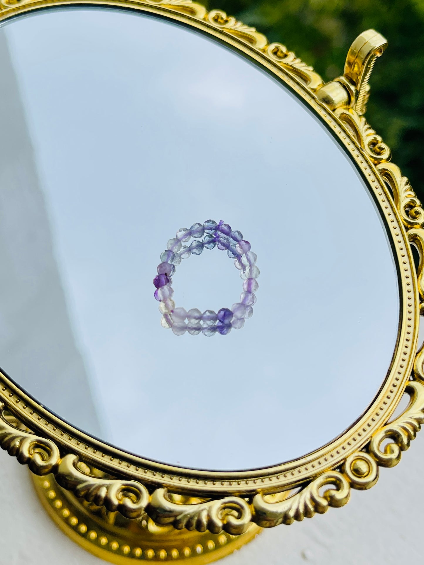 Fluorite Bead Ring