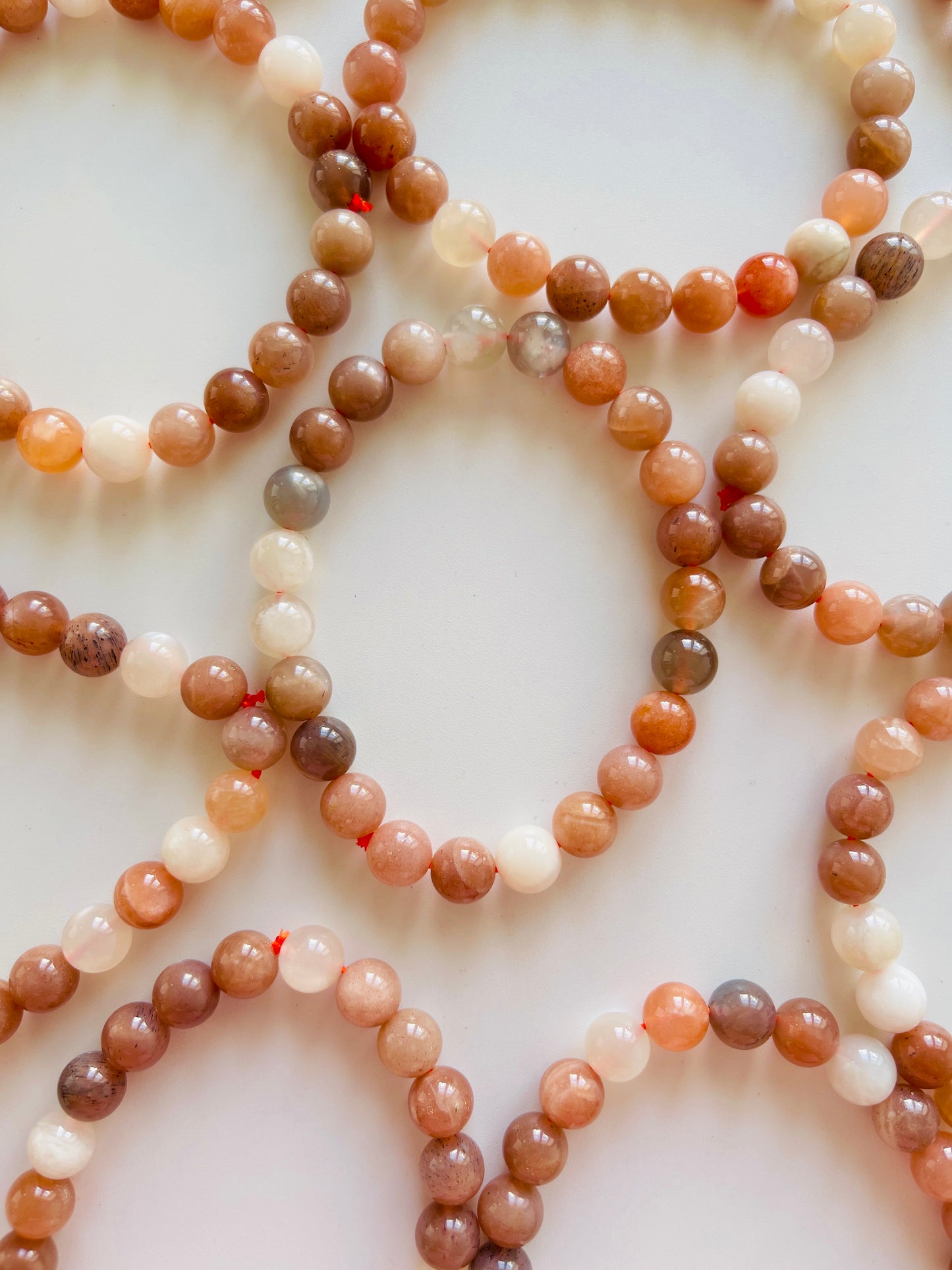 Peach Moonstone Bracelet