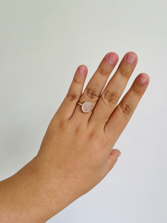 Rose Quartz ring