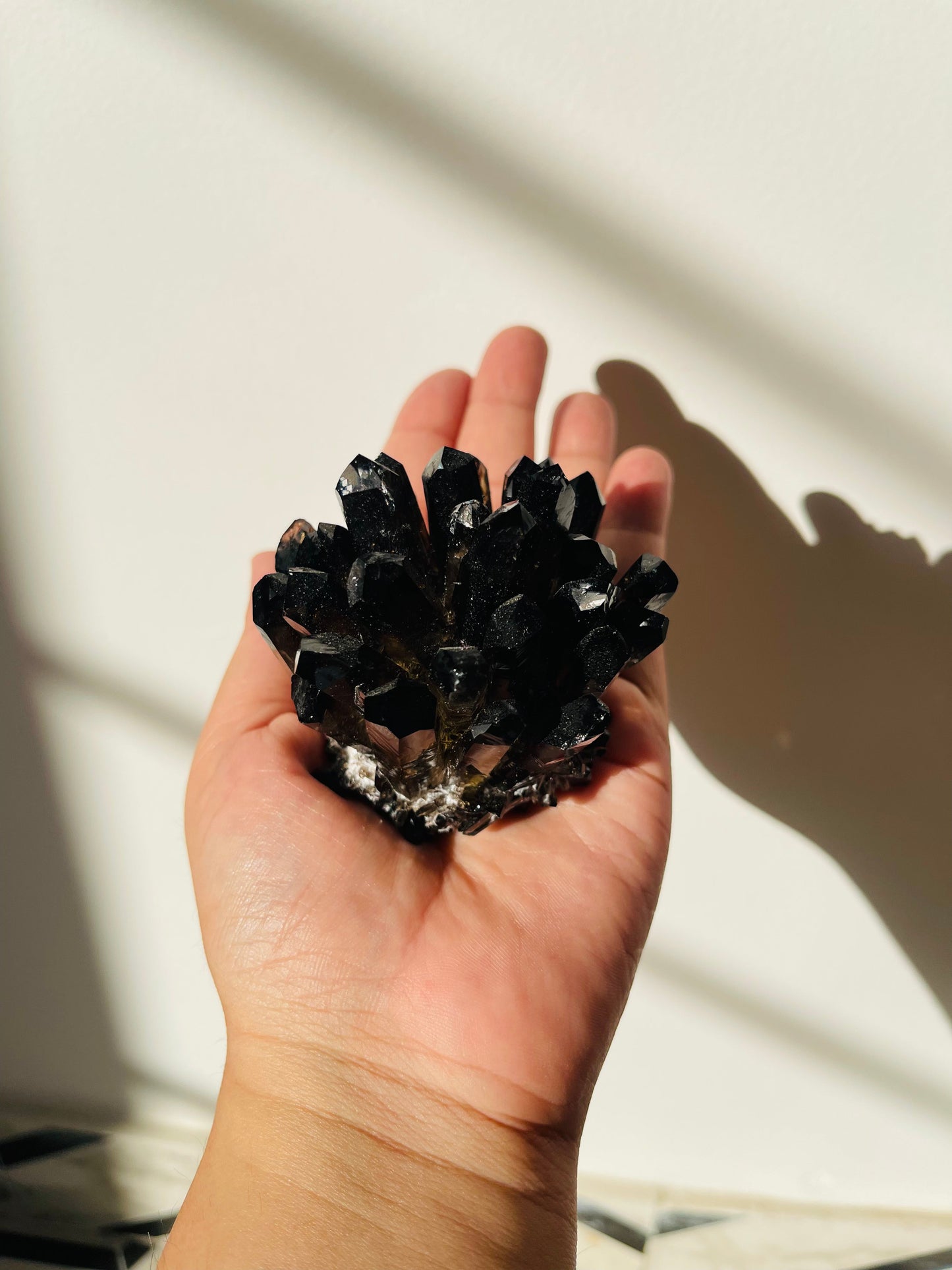 Smokey Quartz Flower