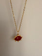 Carnelian Evileye Necklace