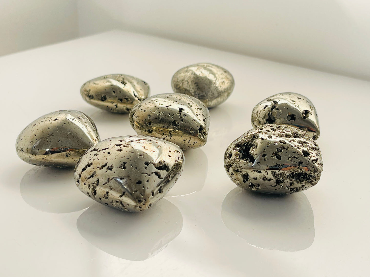 Peru Pyrite Hearts