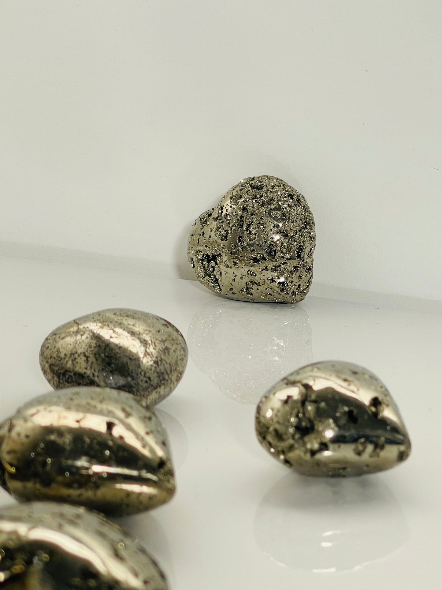 Peru Pyrite Hearts